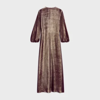 Lama İpekinden Kaftan Elbise Lama İpekinden Kaftan Elbise
