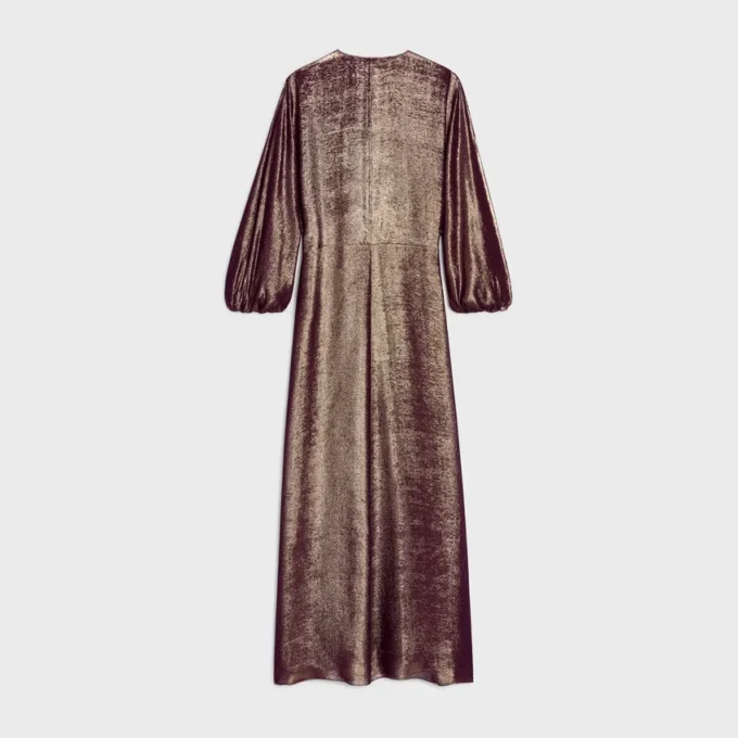Lama İpekinden Kaftan Elbise Lama İpekinden Kaftan Elbise