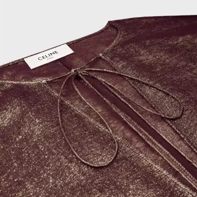 Lama İpekinden Kaftan Elbise Lama İpekinden Kaftan Elbise