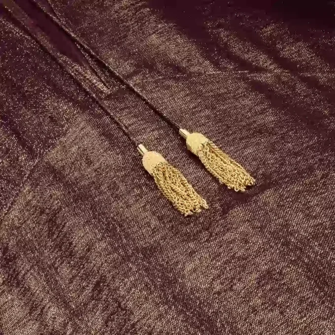 Lama İpekinden Kaftan Elbise Lama İpekinden Kaftan Elbise