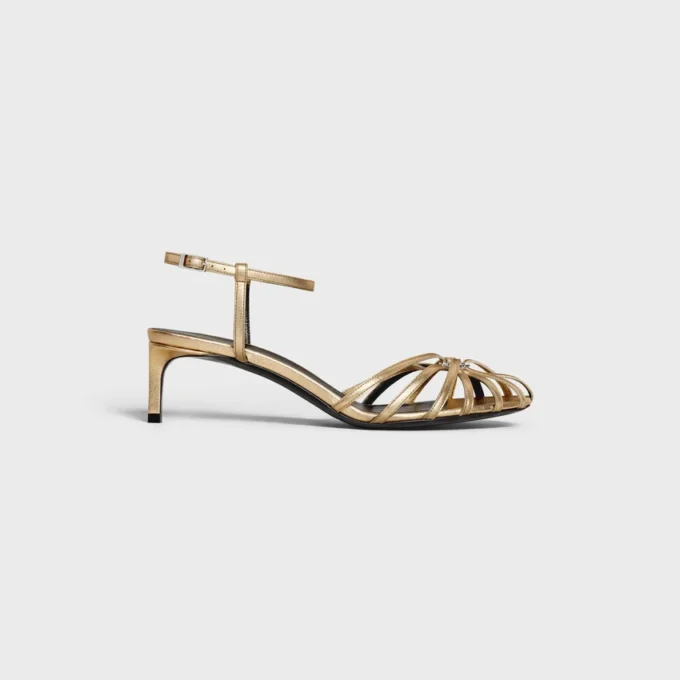 Lamine Kuzu Derisi CELINE Triomphe Sandalet Lamine Kuzu Derisi CELINE Triomphe Sandalet