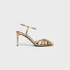 Lamine Kuzu Derisi CELINE Triomphe Sandalet Lamine Kuzu Derisi CELINE Triomphe Sandalet