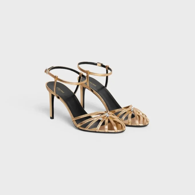 Lamine Kuzu Derisi CELINE Triomphe Sandalet Lamine Kuzu Derisi CELINE Triomphe Sandalet