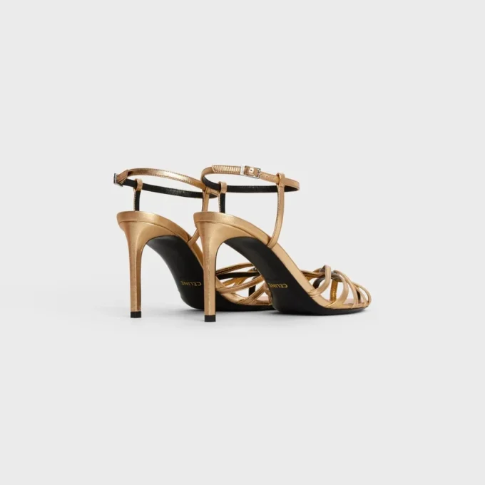 Lamine Kuzu Derisi CELINE Triomphe Sandalet Lamine Kuzu Derisi CELINE Triomphe Sandalet