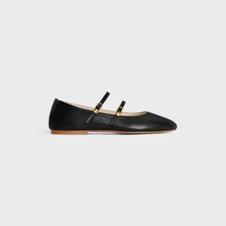 Les Ballerines CELINE Kuzu Derisi Çift Kayışlı
