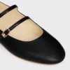 Les Ballerines CELINE Kuzu Derisi Çift Kayışlı Les Ballerines CELINE Kuzu Derisi Çift Kayışlı