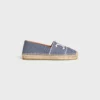 Les Espadrilles CELINE, Çizgili Kumaş ve Triomphe Les Espadrilles CELINE, Çizgili Kumaş ve Triomphe