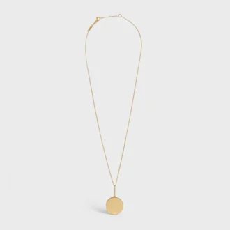 Medaille CELINE Küçük Sarı Altın ve Pırlanta Kolye