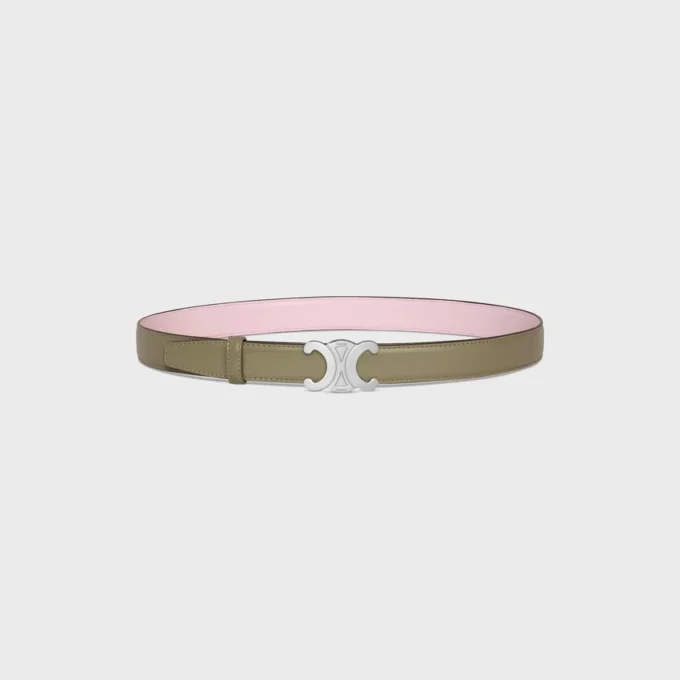 Metal Triomphe Toka ve Taurillon 25 mm Çift Taraflı Kayış Metal Triomphe Toka ve Taurillon 25 mm Çift Taraflı Kayış