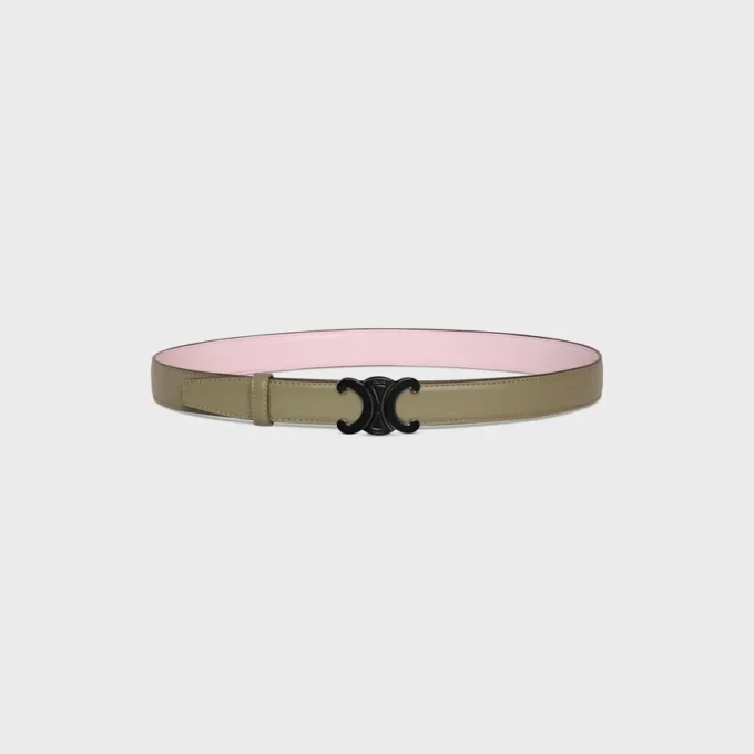 Metal Triomphe Toka ve Taurillon 25 mm Çift Taraflı Kayış Metal Triomphe Toka ve Taurillon 25 mm Çift Taraflı Kayış