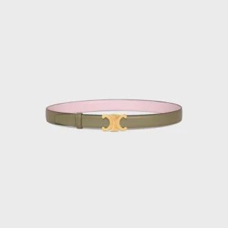 Metal Triomphe Toka ve Taurillon 25 mm Çift Taraflı Kayış Metal Triomphe Toka ve Taurillon 25 mm Çift Taraflı Kayış