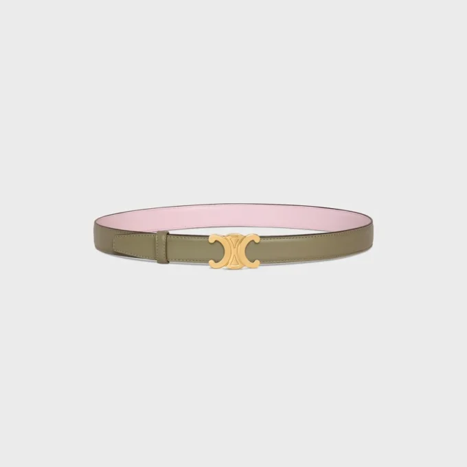 Metal Triomphe Toka ve Taurillon 25 mm Çift Taraflı Kayış Metal Triomphe Toka ve Taurillon 25 mm Çift Taraflı Kayış