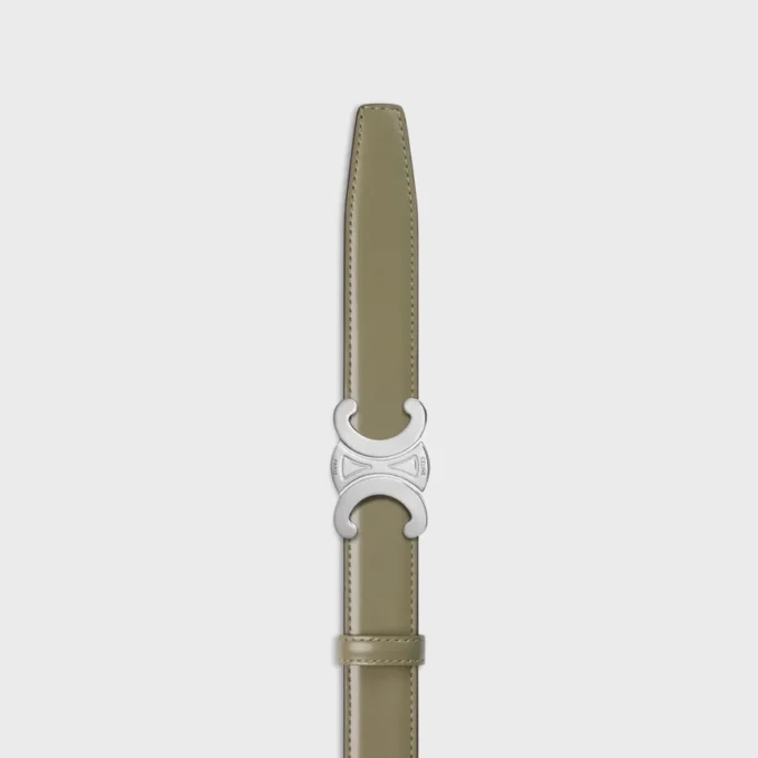 Metal Triomphe Toka ve Taurillon 25 mm Çift Taraflı Kayış Metal Triomphe Toka ve Taurillon 25 mm Çift Taraflı Kayış