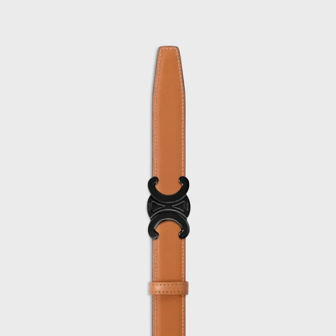 Metal Triomphe Toka ve Taurillon ve Doğal Dana Derisinden 25 mm Çift Taraflı Kayış Metal Triomphe Toka ve Taurillon ve Doğal Dana Derisinden 25 mm Çift Taraflı Kayış