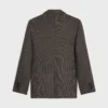 Mikro Houndstooth Yünlü Classic Ceket Mikro Houndstooth Yünlü Classic Ceket