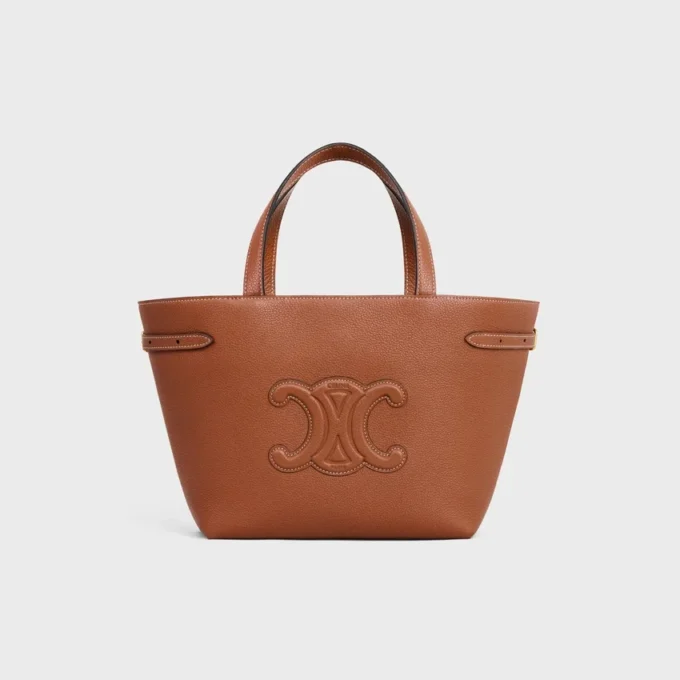 Mini Cabas Anais Cuir Triomphe, Damarlı Dana Derisi Mini Cabas Anais Cuir Triomphe, Damarlı Dana Derisi