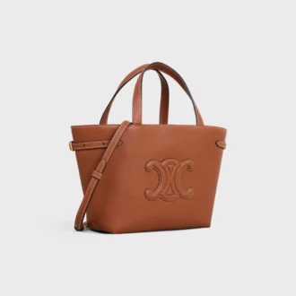Mini Cabas Anais Cuir Triomphe, Damarlı Dana Derisi