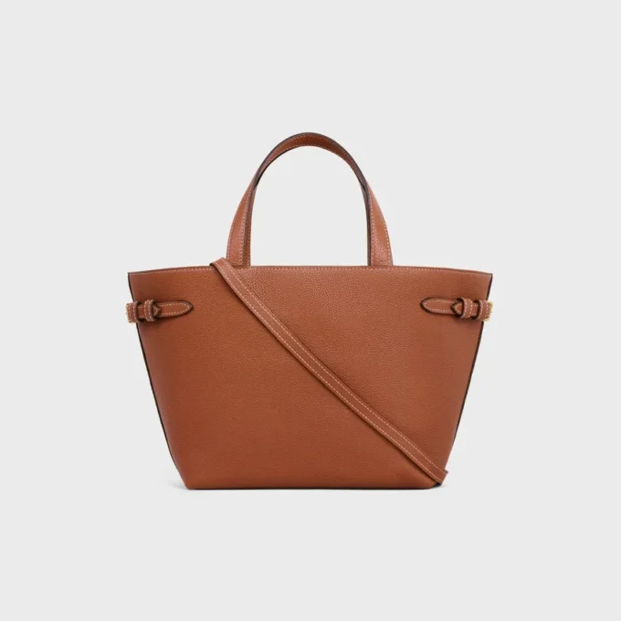 Mini Cabas Anais Cuir Triomphe, Damarlı Dana Derisi Mini Cabas Anais Cuir Triomphe, Damarlı Dana Derisi