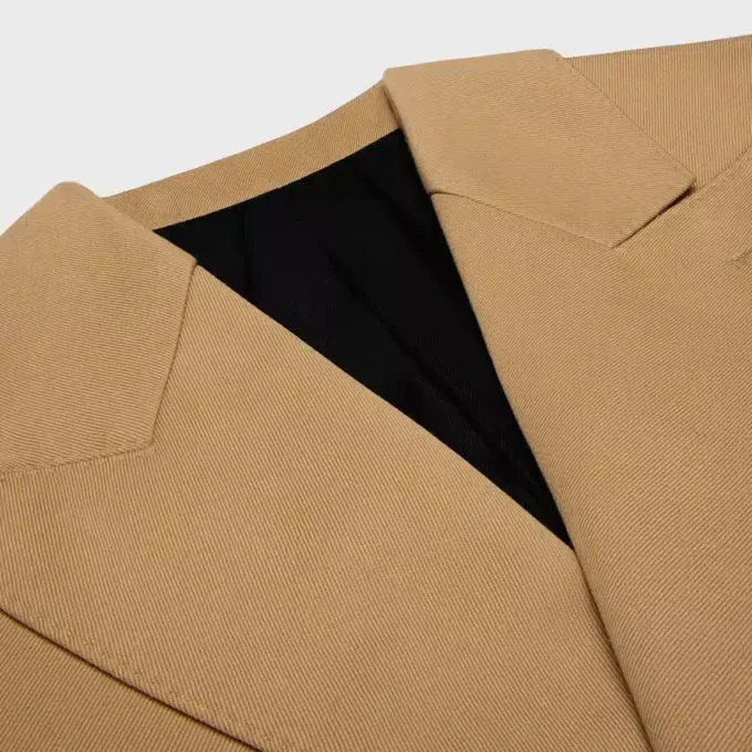 Mohair Yün Colonne Ceket Mohair Yün Colonne Ceket
