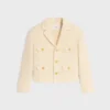 Mohair Yün Tweed Chasseur Ceket Mohair Yün Tweed Chasseur Ceket
