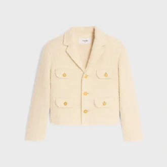 Mohair Yün Tweed Chasseur Ceket