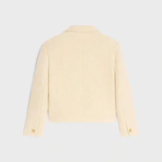 Mohair Yün Tweed Chasseur Ceket