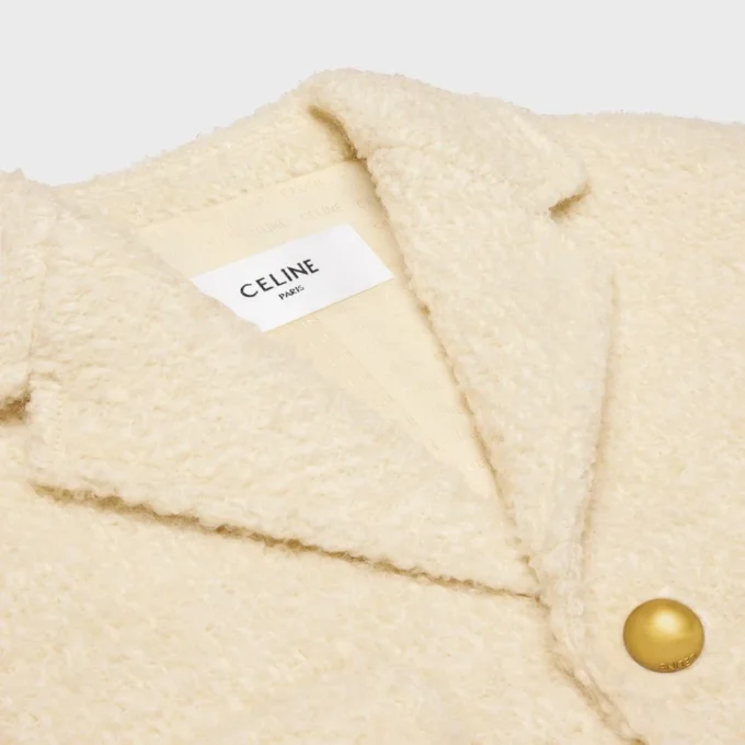 Mohair Yün Tweed Chasseur Ceket Mohair Yün Tweed Chasseur Ceket