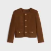 Mohair Yün Tweed Chelsea Ceket Mohair Yün Tweed Chelsea Ceket