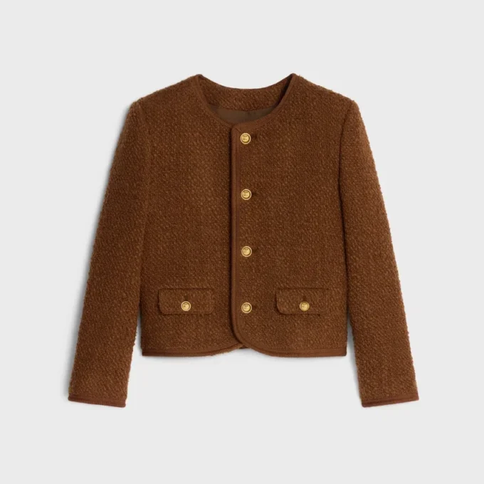 Mohair Yün Tweed Chelsea Ceket Mohair Yün Tweed Chelsea Ceket