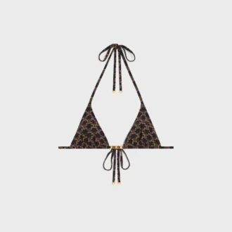 Monogram Jersey Üçgen Üst
