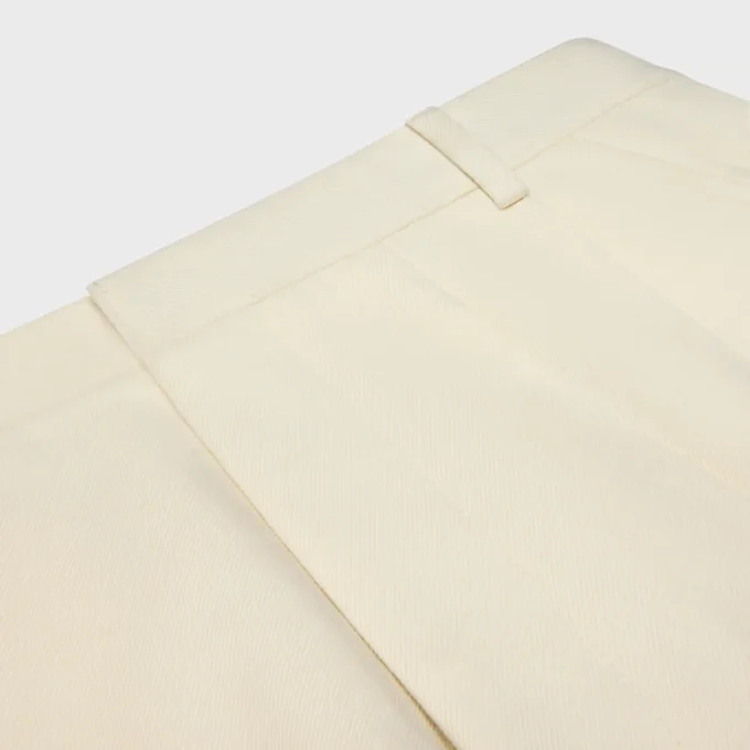 Montauk Çapraz Desenli Yün Kısaltılmış Pantolon Montauk Çapraz Desenli Yün Kısaltılmış Pantolon