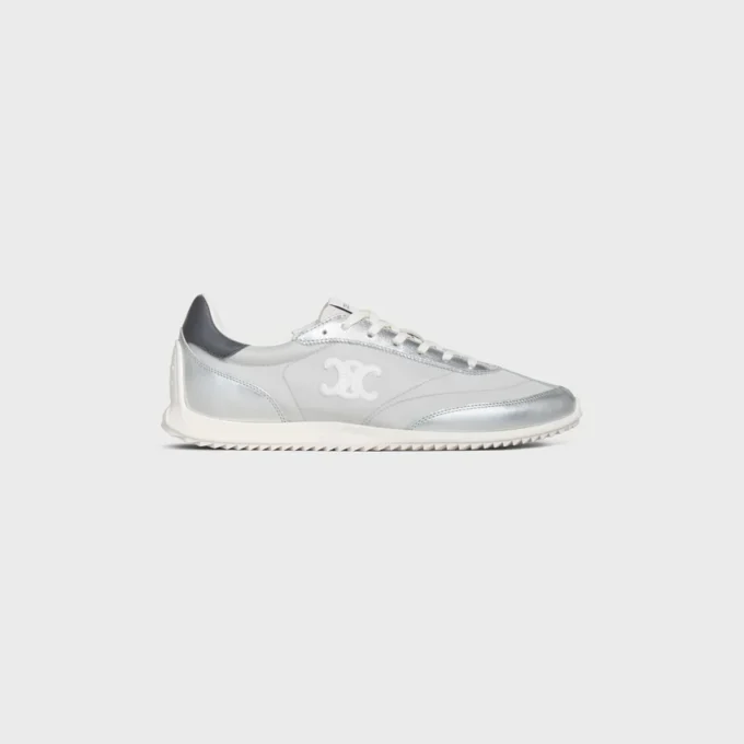 Naylon, Lamine Dana Derisi ve Dana Derisinden Üretilmiş Racer Sneaker Naylon, Lamine Dana Derisi ve Dana Derisinden Üretilmiş Racer Sneaker