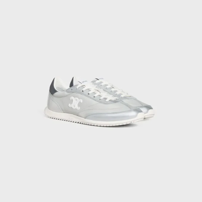 Naylon, Lamine Dana Derisi ve Dana Derisinden Üretilmiş Racer Sneaker Naylon, Lamine Dana Derisi ve Dana Derisinden Üretilmiş Racer Sneaker