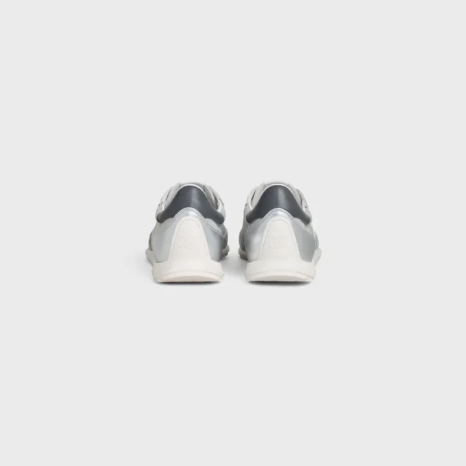Naylon, Lamine Dana Derisi ve Dana Derisinden Üretilmiş Racer Sneaker Naylon, Lamine Dana Derisi ve Dana Derisinden Üretilmiş Racer Sneaker