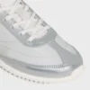 Naylon, Lamine Dana Derisi ve Dana Derisinden Üretilmiş Racer Sneaker Naylon, Lamine Dana Derisi ve Dana Derisinden Üretilmiş Racer Sneaker