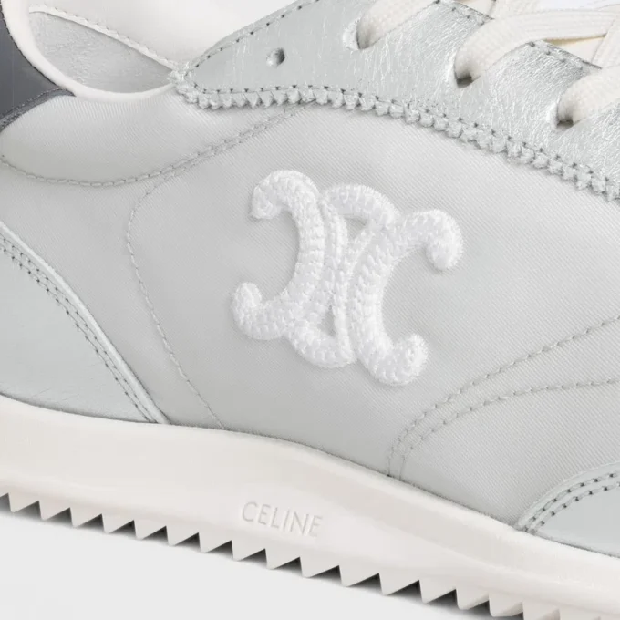 Naylon, Lamine Dana Derisi ve Dana Derisinden Üretilmiş Racer Sneaker Naylon, Lamine Dana Derisi ve Dana Derisinden Üretilmiş Racer Sneaker