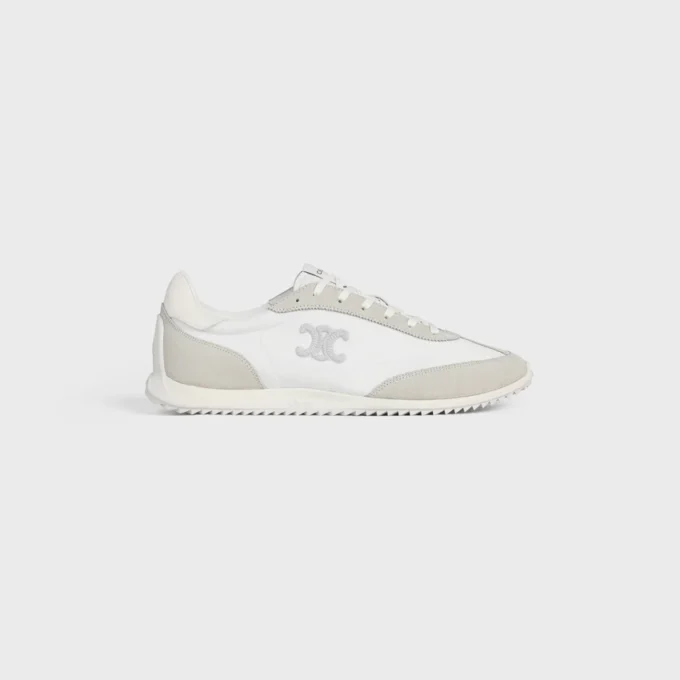 Naylon, Süet Dana Derisi ve Dana Derisinden Üretilmiş Racer Sneaker Naylon, Süet Dana Derisi ve Dana Derisinden Üretilmiş Racer Sneaker