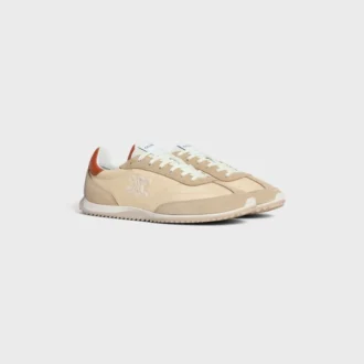 Naylon, Süet Dana Derisi ve Dana Derisinden Üretilmiş Racer Sneaker Naylon, Süet Dana Derisi ve Dana Derisinden Üretilmiş Racer Sneaker
