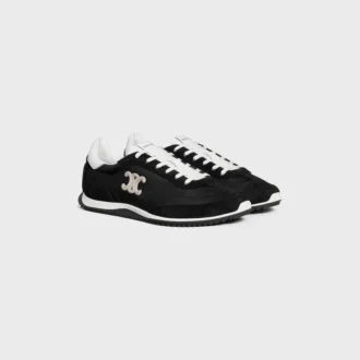 Naylon, Süet Dana Derisi ve Dana Derisinden Üretilmiş Racer Sneaker Naylon, Süet Dana Derisi ve Dana Derisinden Üretilmiş Racer Sneaker