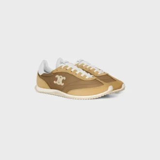 Naylon, Süet Dana Derisi ve Dana Derisinden Üretilmiş Racer Sneaker Naylon, Süet Dana Derisi ve Dana Derisinden Üretilmiş Racer Sneaker