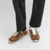 Naylon, Süet Dana Derisi ve Dana Derisinden Üretilmiş Racer Sneaker Naylon, Süet Dana Derisi ve Dana Derisinden Üretilmiş Racer Sneaker