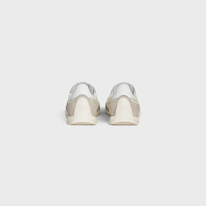 Naylon, Süet Dana Derisi ve Dana Derisinden Üretilmiş Racer Sneaker Naylon, Süet Dana Derisi ve Dana Derisinden Üretilmiş Racer Sneaker