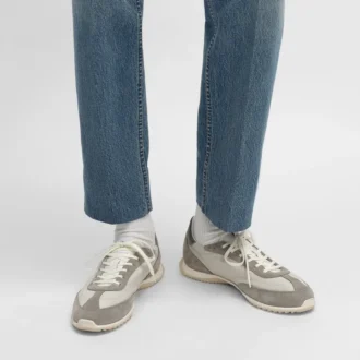 Naylon, Süet Dana Derisi ve Dana Derisinden Üretilmiş Racer Sneaker
