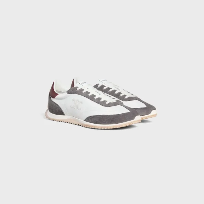 Naylon, Süet Dana Derisi ve Dana Derisinden Üretilmiş Racer Sneaker