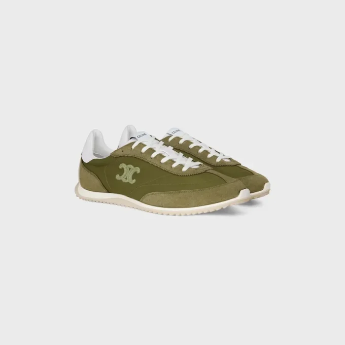 Naylon, Süet Dana Derisi ve Dana Derisinden Üretilmiş Racer Sneaker