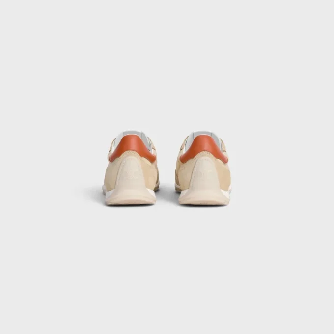 Naylon, Süet Dana Derisi ve Dana Derisinden Üretilmiş Racer Sneaker Naylon, Süet Dana Derisi ve Dana Derisinden Üretilmiş Racer Sneaker