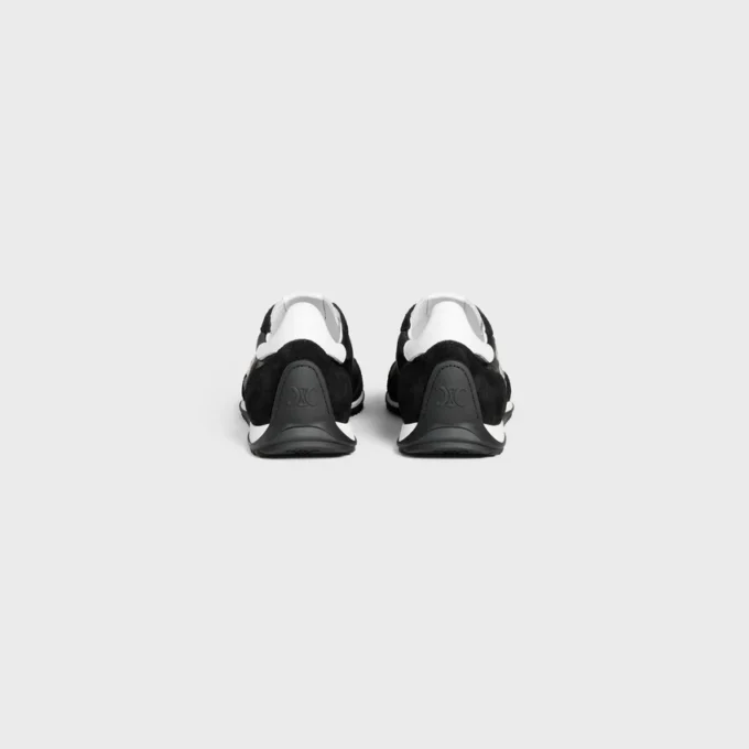 Naylon, Süet Dana Derisi ve Dana Derisinden Üretilmiş Racer Sneaker Naylon, Süet Dana Derisi ve Dana Derisinden Üretilmiş Racer Sneaker
