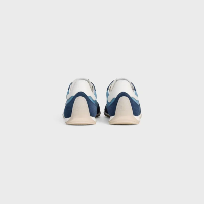 Naylon, Süet Dana Derisi ve Dana Derisinden Üretilmiş Racer Sneaker Naylon, Süet Dana Derisi ve Dana Derisinden Üretilmiş Racer Sneaker