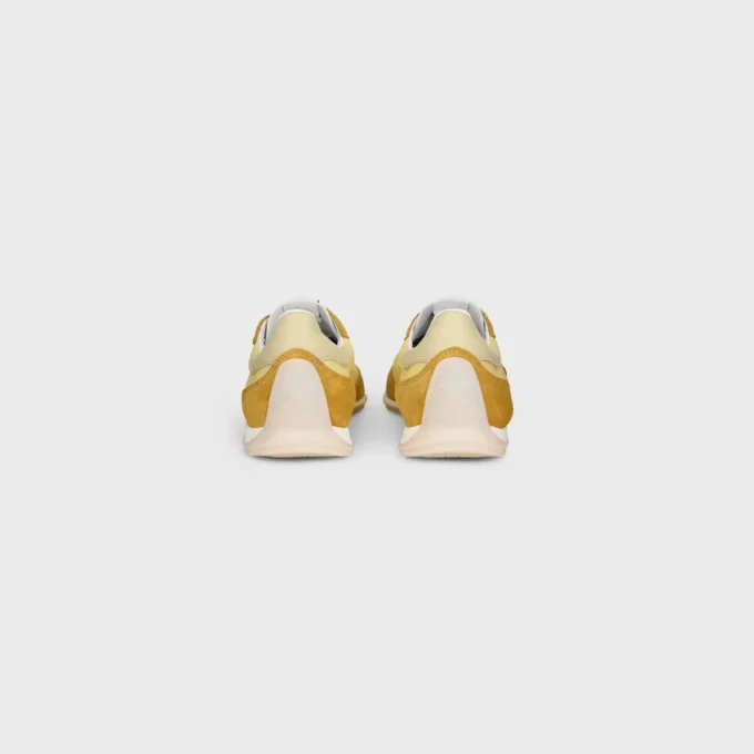 Naylon, Süet Dana Derisi ve Dana Derisinden Üretilmiş Racer Sneaker Naylon, Süet Dana Derisi ve Dana Derisinden Üretilmiş Racer Sneaker