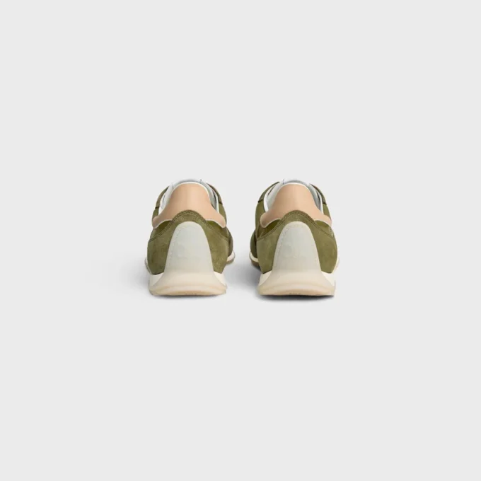 Naylon, Süet Dana Derisi ve Dana Derisinden Üretilmiş Racer Sneaker Naylon, Süet Dana Derisi ve Dana Derisinden Üretilmiş Racer Sneaker